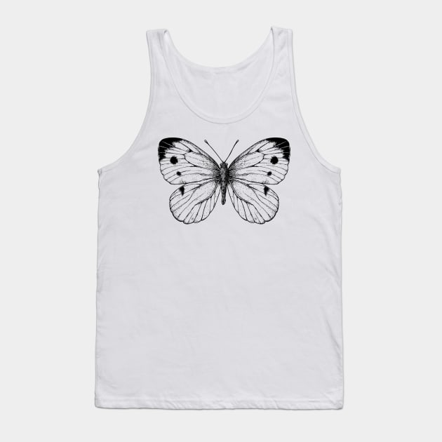 Cabbage butterfly Tank Top by katerinamk